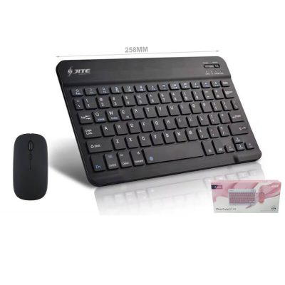 Teclado y mouse inalambrico bluetooth 10pulgada para celular,tablet,windows,ios y android