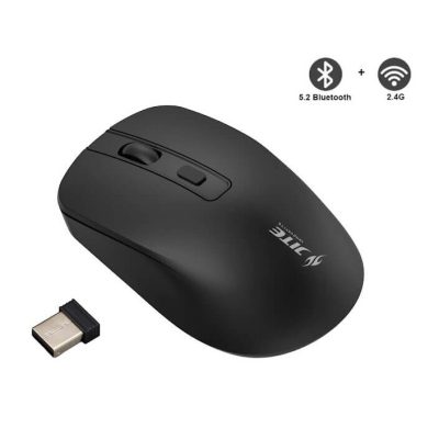 Mouse dual modo bluetooth + inalambrico usb 2.4g