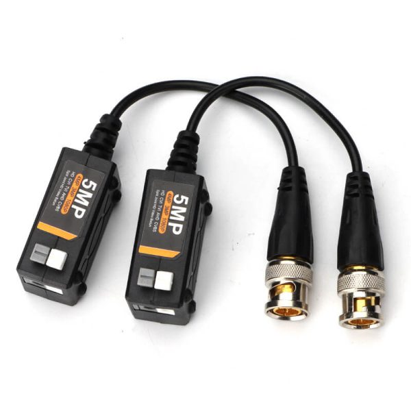 Cable video balun pasivo 1080p 5mp anti-trueno - Imagen 2