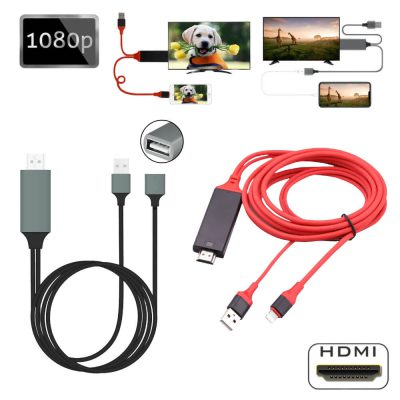 Cable hdmi para telefono a TV universal 3in1 4K 1metro