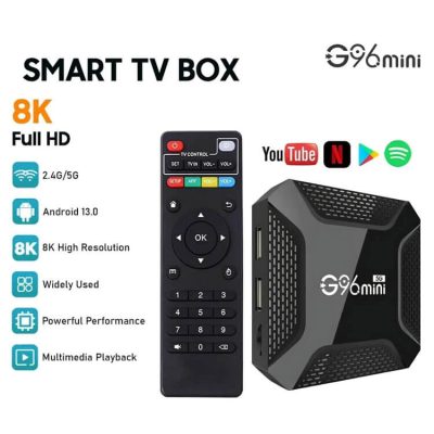 G96 mini android box 13.0 1gb ram + 8gb rom 8k