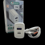Cargador recarga rapido con cable tipo-c PD 36w+ QC 3.0
