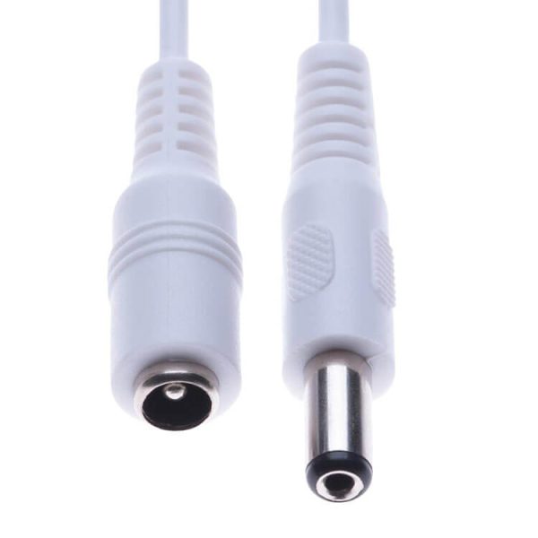 Cable de Extensión de Alimentación de CC DC 2.1mm / 5.5mm  4metro - Imagen 2