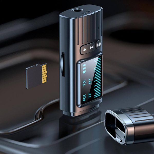Adaptador transmisor de audio inalámbrico Bluetooth receptor 2 en 1 - Imagen 2