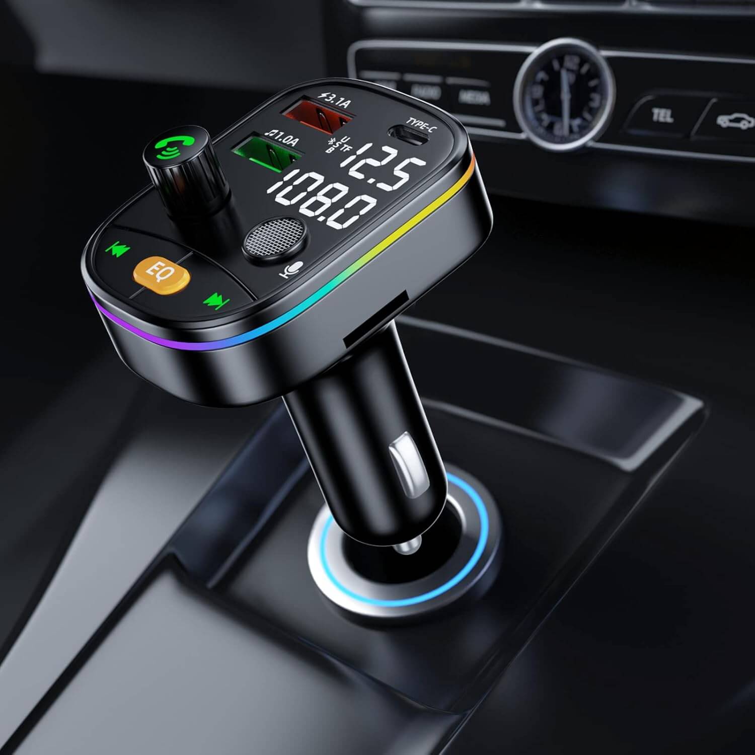 Transmisor Bluetooth FM de radio de coche