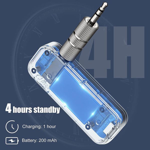 Adaptador transmisor de audio inalámbrico Bluetooth receptor 2 en 1 - Imagen 5