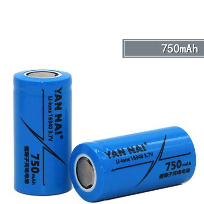 Bateria Li-ion recargable 16340 3.7v 750mah