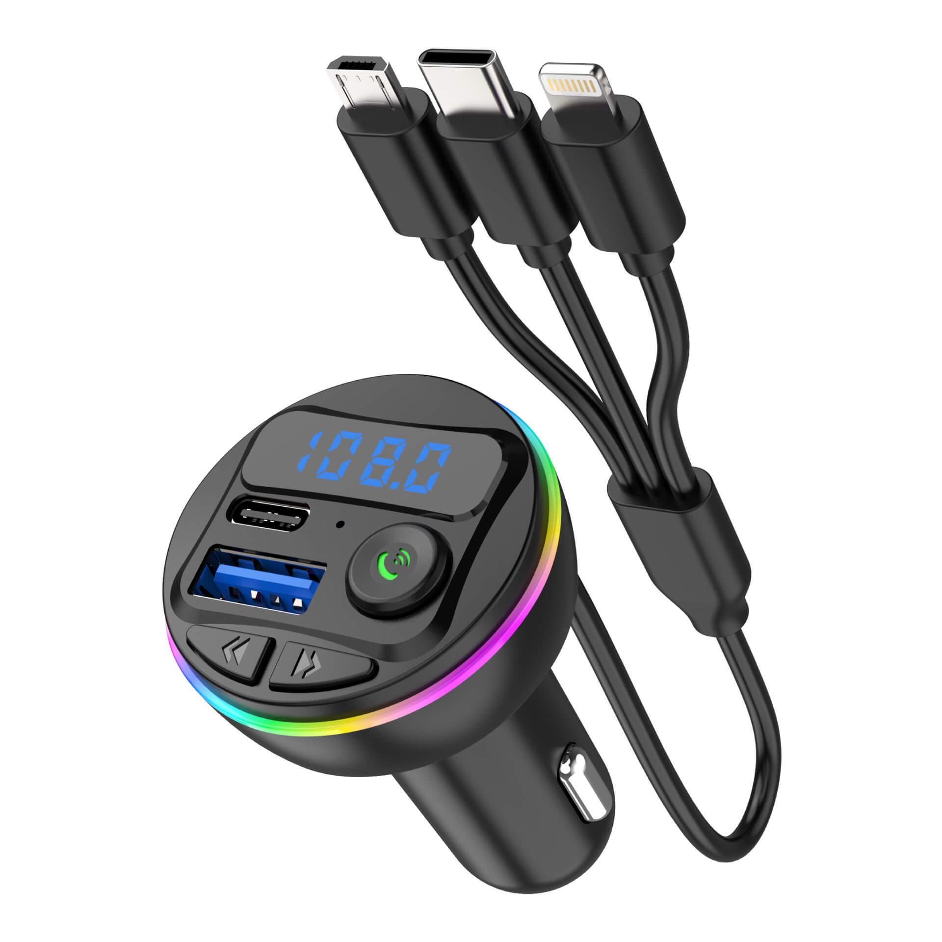 Transmisor Bluetooth FM de radio de coche