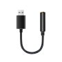 Adaptador usb macho a auxiliar 3.5mm hembre