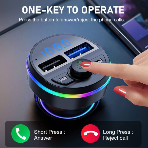 Transmisor Bluetooth FM de radio de coche - Imagen 3