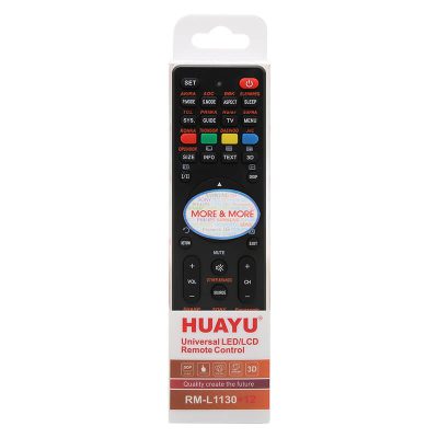 Control remoto universal de television Huayu RM-L1130+12