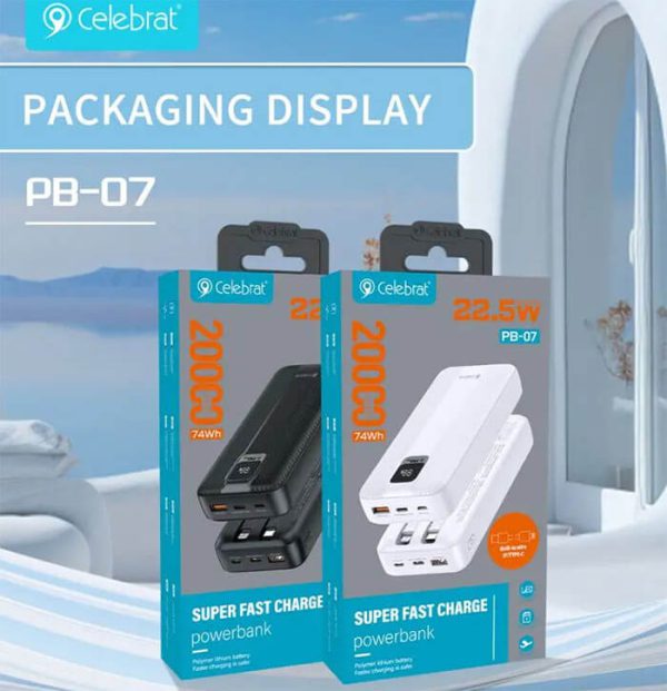 Bateria portatil pd22.5w 20000mAh - Imagen 3