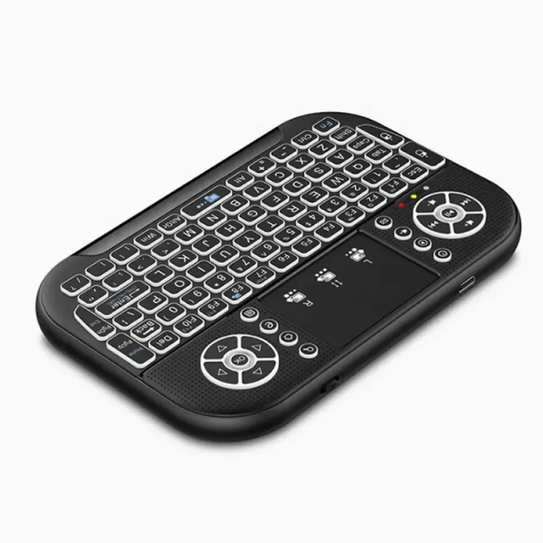 Mini Teclado Fondo Luz A8 Inalambrico Usb 2.4G + BT - Imagen 6