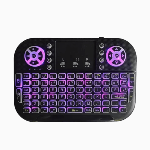 Mini Teclado Fondo Luz A8 Inalambrico Usb 2.4G + BT - Imagen 2