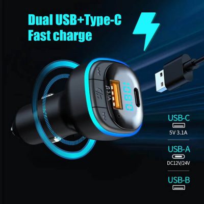 Transmisor Bluetooth FM de radio de coche