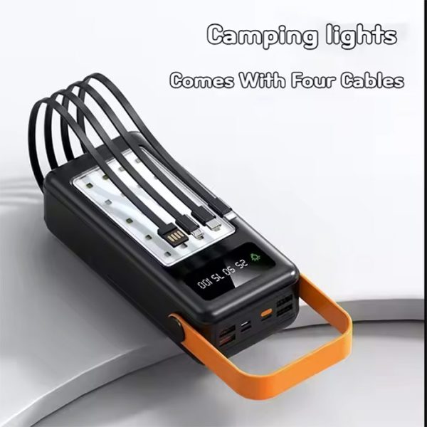 Batería portátil  con luz de camping 40000mAh - Imagen 2