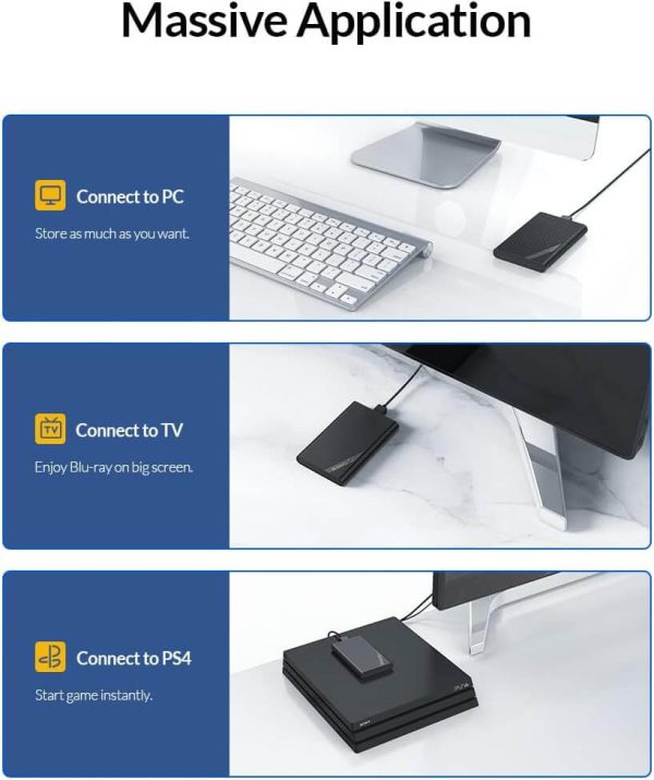 Caja para disco Duro 2.5 Sata usb3.0 - Imagen 5