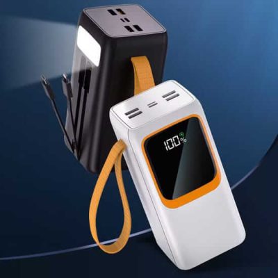 Batería portatil 30000mAh con linterna 66W+PD 20W