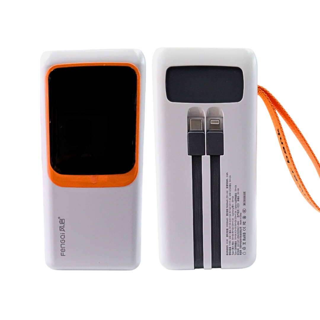 Batería portatil 30000mAh con linterna 66W+PD 20W - Imagen 2