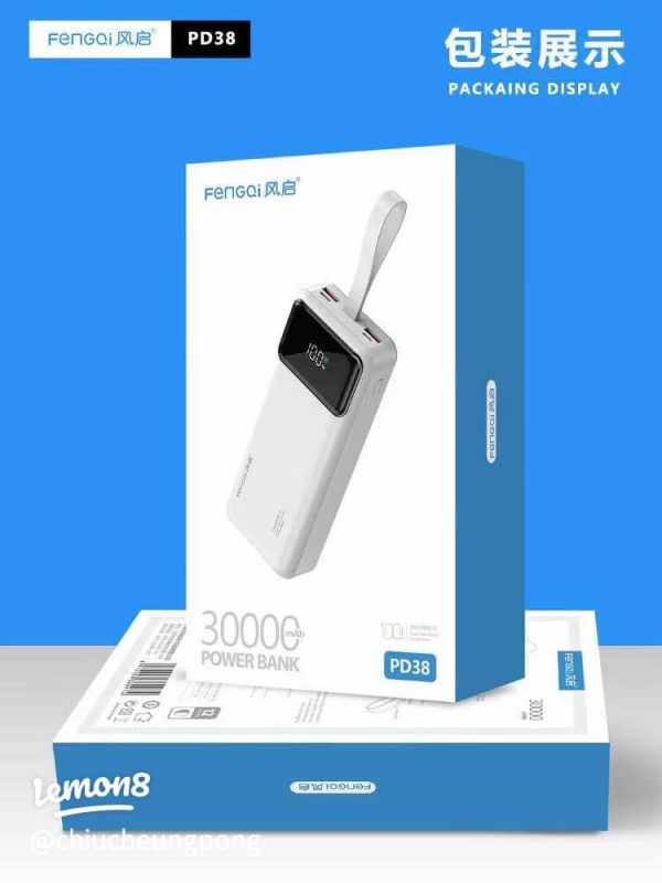 Batería portatil de 30000mAh