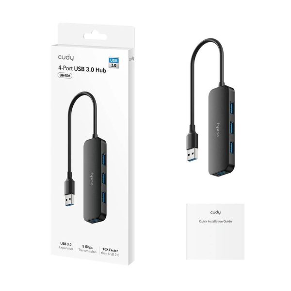 Adaptador hub usb 4 x USB 3.0 a USB 3.0 - Imagen 2