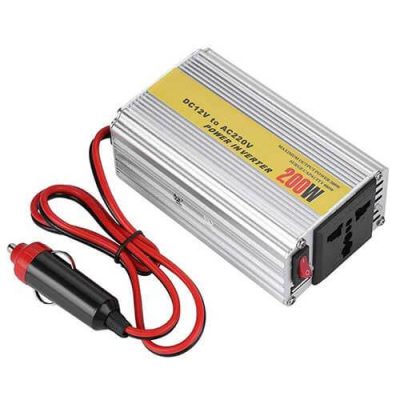 Cargador Transformador para Carro 12V A 110V 200W