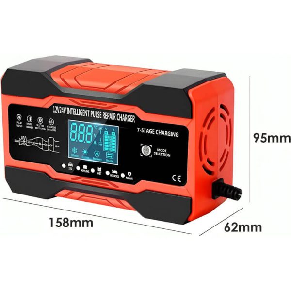 Cargador de batería de coche de 12V10A/24V5A - Imagen 3