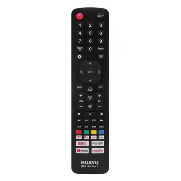 Control remoto para tv Hisense netflix-prime video-youtube - Imagen 2