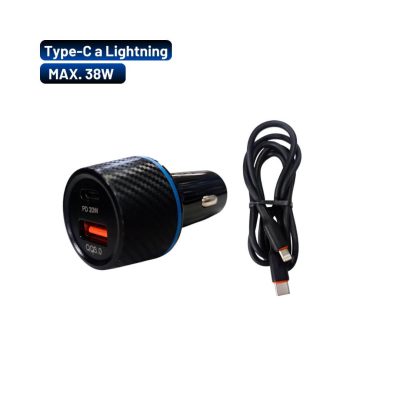 Cargador de carro para celular 38W
