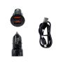 Cargador de carro para celular USB a Tipo C