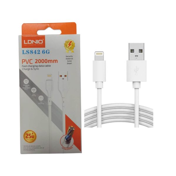 Cable de celular de iphone recarga y datos 25W