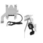 Soporte de teléfono con cargador USB para motocicleta