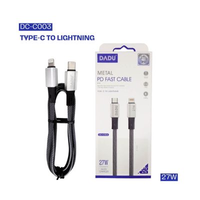 Cable para celular Tipo-C a Lightning de 27W