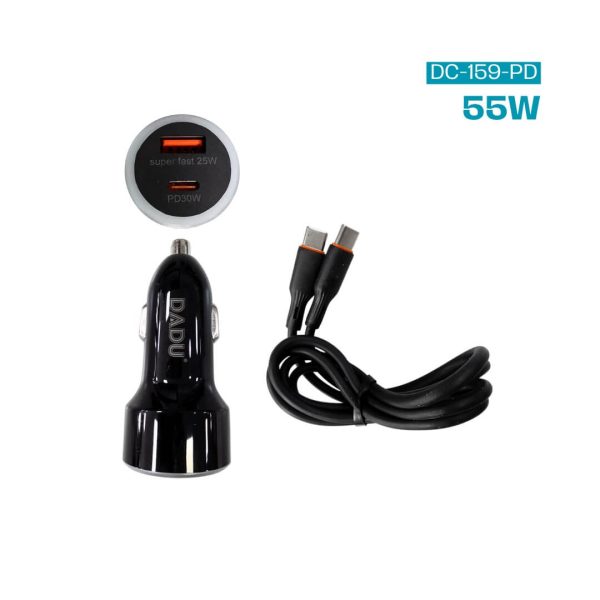 Cargador de carro para celular 55W