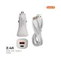 Cargador de carro para celular con cable USB a iPhone