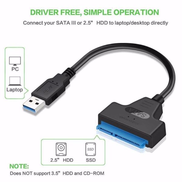 Cable Usb 3.0 A Sata Disco Duro - Imagen 2