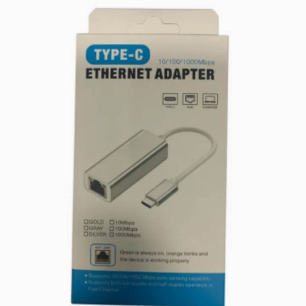 Adaptador tipo c a rj45 lan 10/100m - Imagen 2
