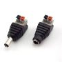 Adaptador Dc M+F 5.5*2.1mm Con Boton Para Camara Power