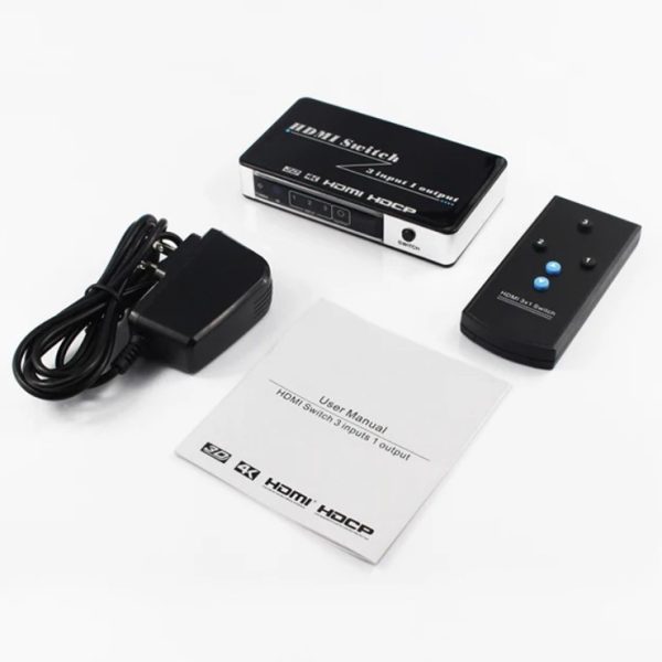 Splitter hdmi version 2.0 3 entrada - 1 salida 4K*2K full hd - Imagen 4