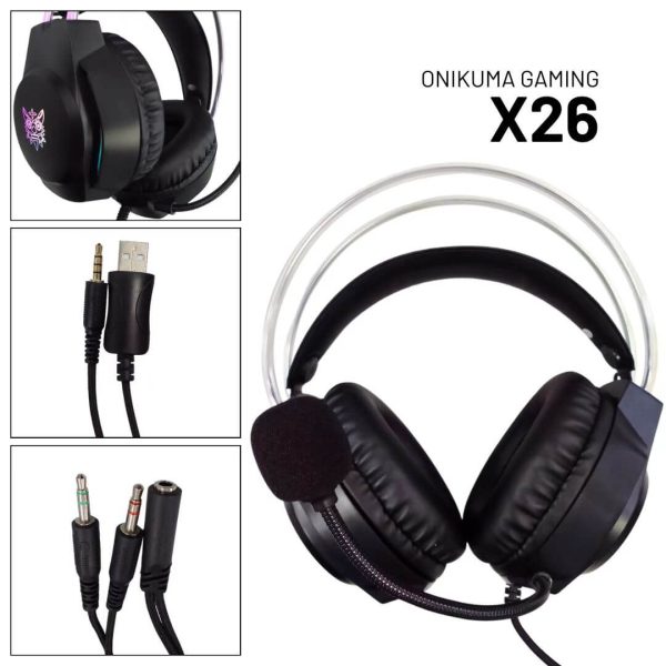 Auriculare de diadema gaming  X26 - Imagen 2