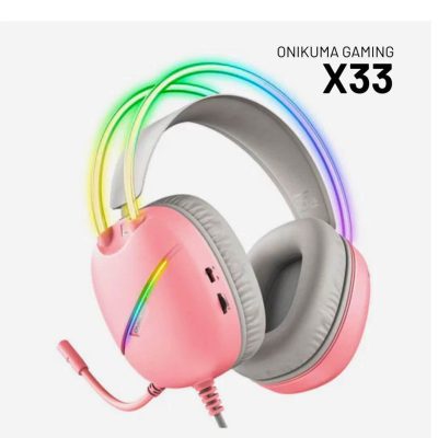 Audífono de diadema gaming Type-C X33