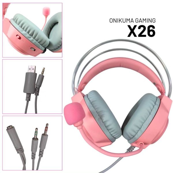 Auriculare de diadema gaming  X26 - Imagen 4