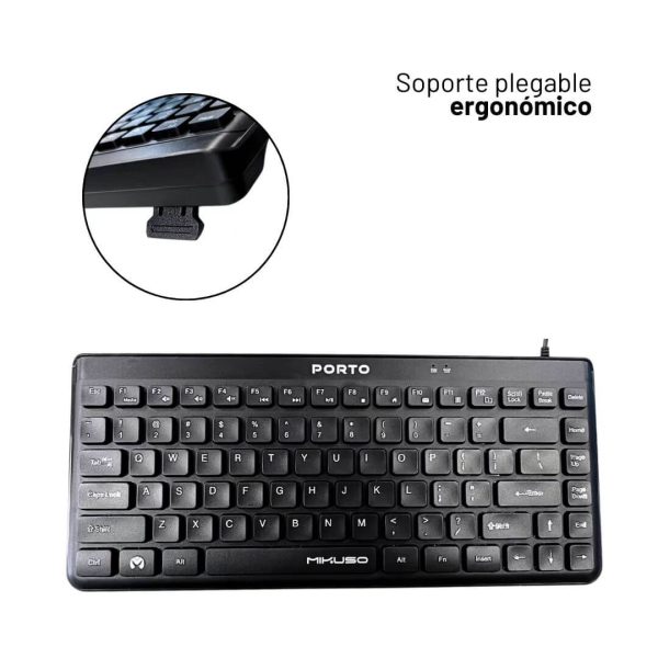 Teclado con cable USB de 1000mm - Imagen 2