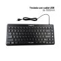 Teclado con cable USB de 1000mm