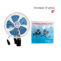 Ventilador para automóvil 12V de 8"