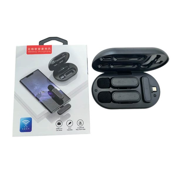Micrófonos de solapa inalámbricos iphone (1 pares)