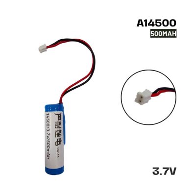 Bateria Li-ion recargable 14500 3.7v 500mah