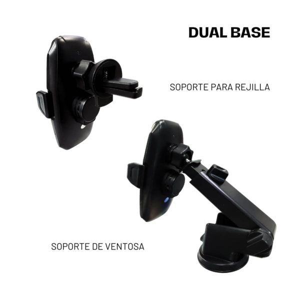 Soporte para teléfono con carga inalámbrica universal 15W - Imagen 2