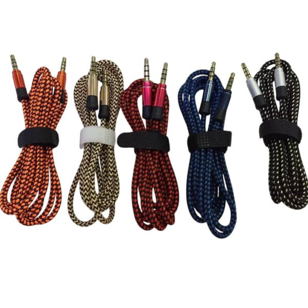 Cable Auxiliar 3.5mm color 1.5metro