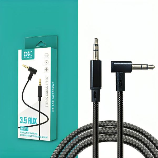Cable auxiliar 3.5mm tipo L